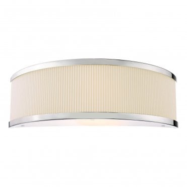 Aglaia Fabric and Metal Wall Light