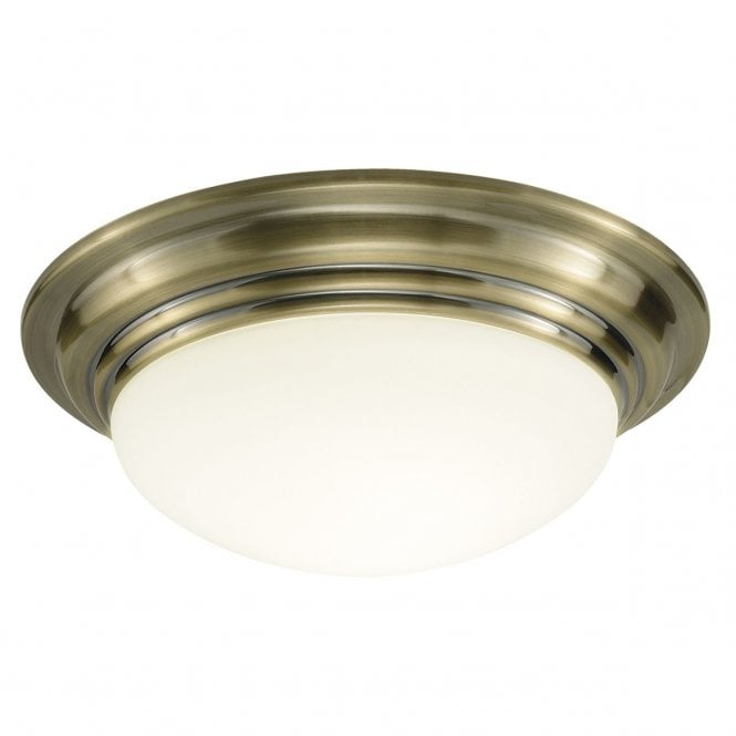 Andromeda Opal Glass 31cm Bathroom Ceiling Light