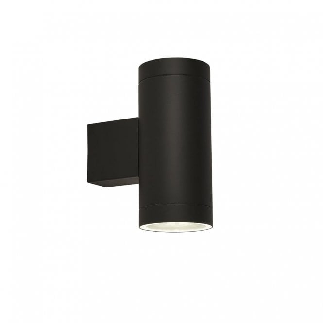 Arnside Outdoor 2Lt Wall Light Black