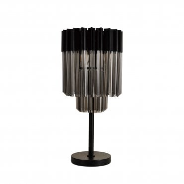 Ayla 3 Light Table Lamp Smoked