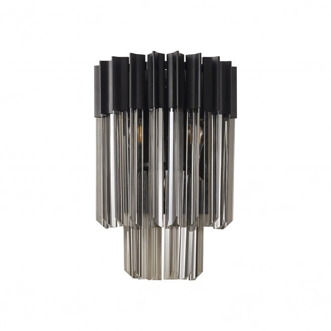 Ayla 3 Light Wall Light Smoked