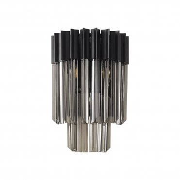 Ayla 3 Light Wall Light Smoked