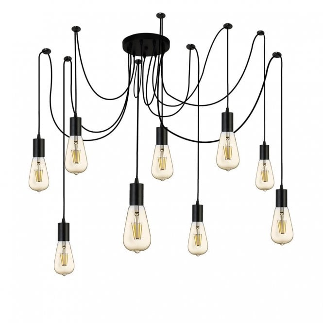 Bampton 9Lt Pendant Black