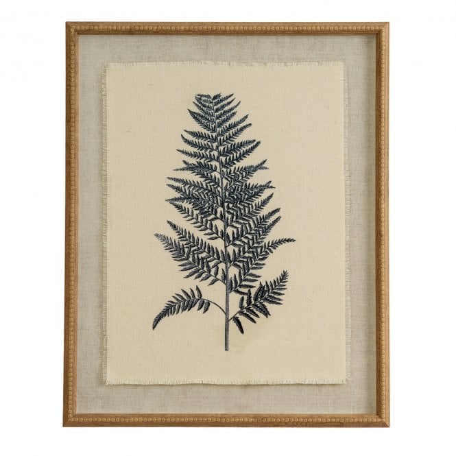 Beech Fern on Linen