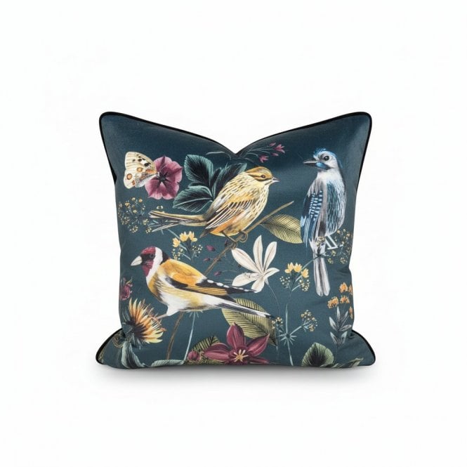 Bird Garden Green Cushion