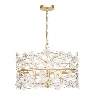 Boreas Moulded Glass 3 Light Pendant