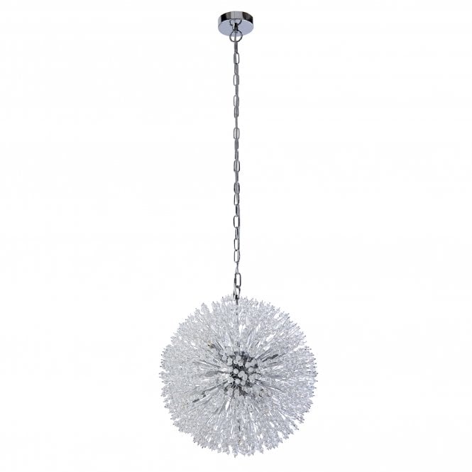 Borrowdale 7Lt Pendant Chrome