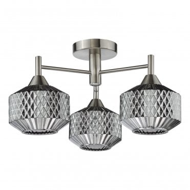 Broughton 3 Light Flush Ceiling Light