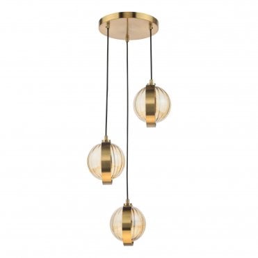 Cassia 3 Light Cluster Pendant