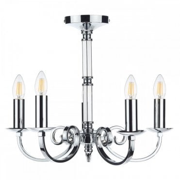 Coniston 5 Light Dual Mount Pendant
