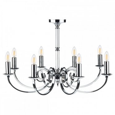 Coniston 8 Light Dual Mount Pendant