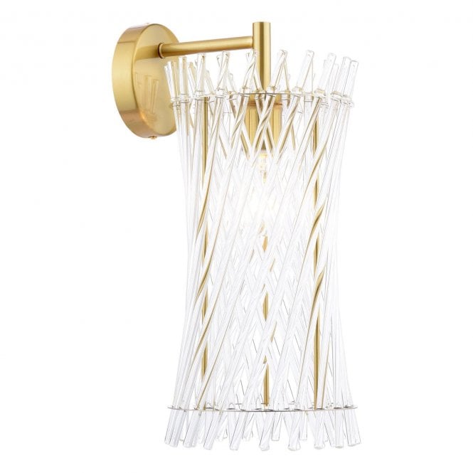 Daphne Glass Rod Detail Wall Light