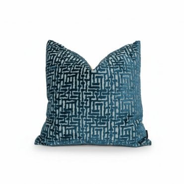 Delta Teal Cushion 45x45