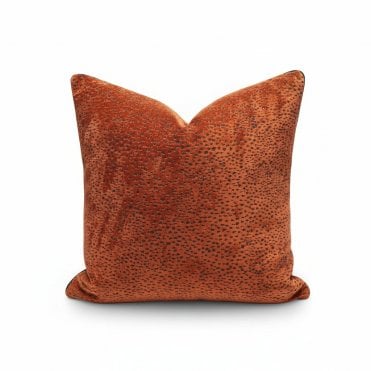 Esti Spotted Paprika/Teal Cushion