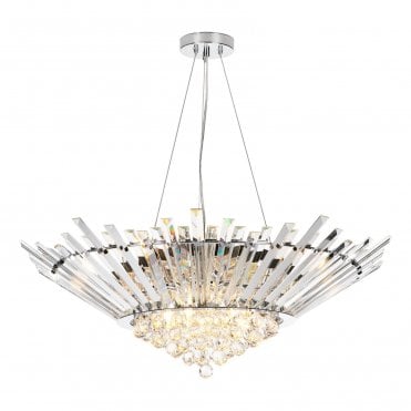 Eurydice Crystal Detail 11 Light Chandelier