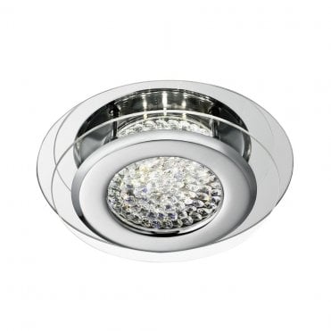 Garrigill Led Flush Chrome