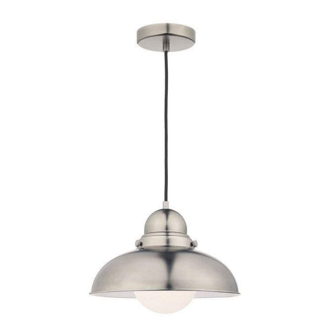 Grasmere 1 Light Pendant Antique Chrome