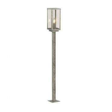 Grasmoor Outdoor Post Galvanised Silver 90cm