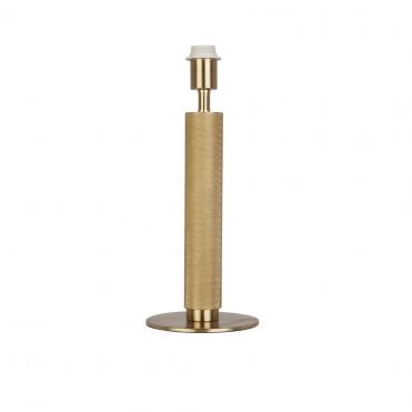 Hingham Base Only Table Lamp Knurled Silver