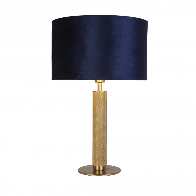 Hingham Table Lamp Knurled Brass