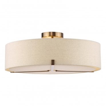 Hyperion Metal 3 Light Semi-Flush
