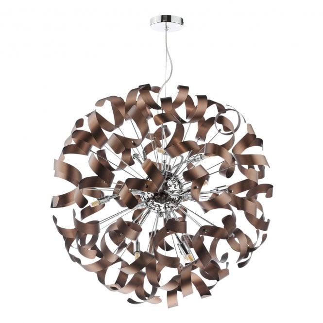Ireby Chrome 12 Light Pendant