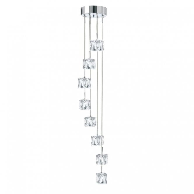 Kingsland 8Lt Multi Drop Pendant Chrome