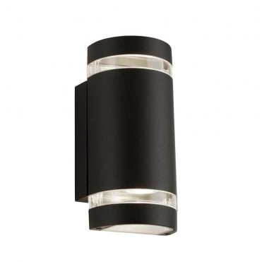 Kirkby LED Curved Outdoor 2Lt Wall Light