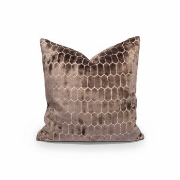 LGE Albie Brown Feather Fill Cushion 56x56