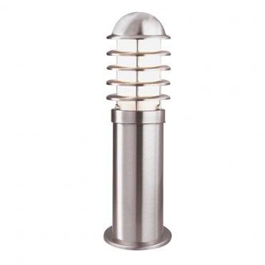 Linton Outdoor Post Satin Silver 45cm