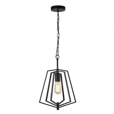 Lowick 1Lt Ceiling Pendant Black