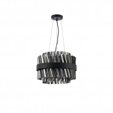 Lucia 10 Light Pendant Smoked