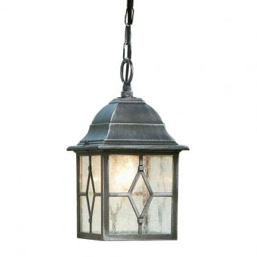 Lymm Outdoor Pendant Black Silver