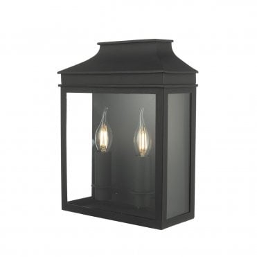 Medea Lantern Form 2 Light Outdoor Wall Light