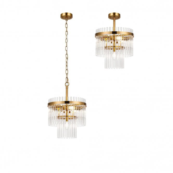 Mya 4 Light Pendant Clear