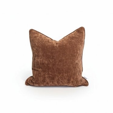 Nutmeg Chenille Cushion