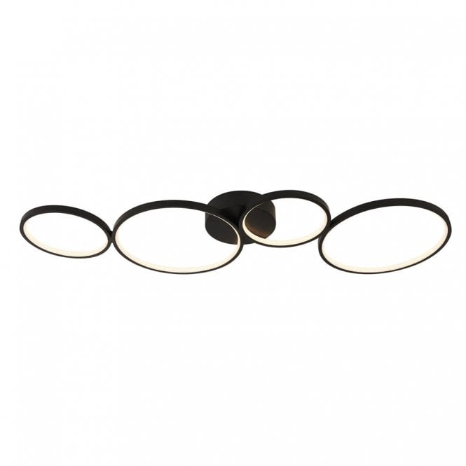 Ockley 4Lt Ring Flush Black