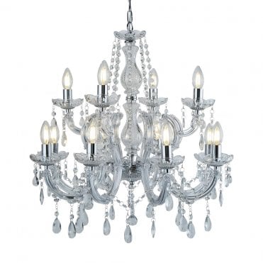 Ravensbourne 12Lt Chandelier