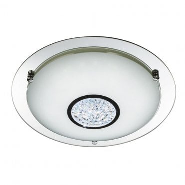 Rusland Led Flush Chrome Ip44