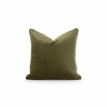 Russo Cranberry Velvet Cushion