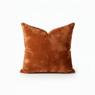 Russo Cranberry Velvet Cushion