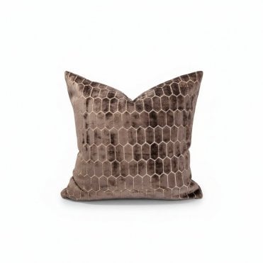 SML Albie Brown Feather Fill Cushion