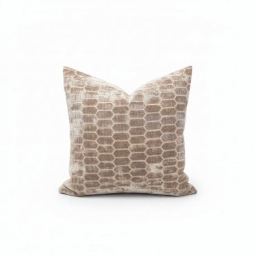 SML Albie Taupe Feather Fill Cushion