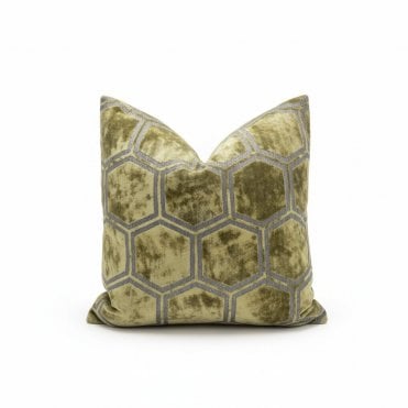 SML Ivor Olive Feather Fill Cushion