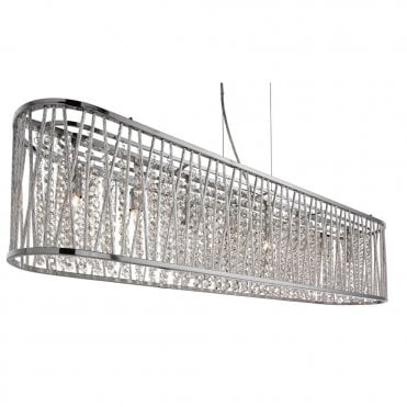 Snowdon 8Lt Bar Pendant Chrome