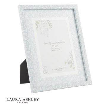 Sweet alyssum  5" X 7" Photo Frame Blue