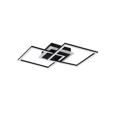 Tirana Warm White Square LED Flush