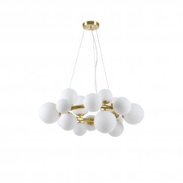 Valery 16 Light Pendant Opal